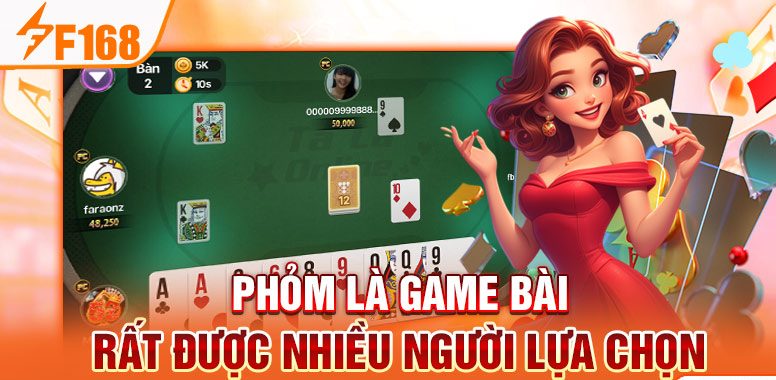 Phỏm là game bài rất được nhiều người lựa chọn Phỏm là game bài rất được nhiều người lựa chọn